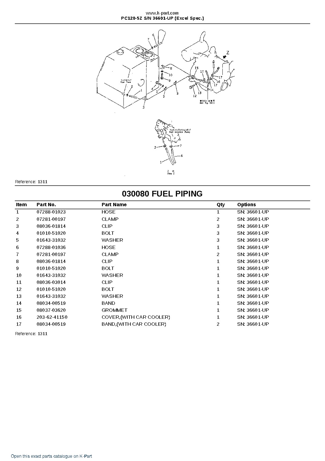 PC120-5Z S/N 36601-UP (Excel Spec.) – sample page 9 PC120-5Z S/N 36601-UP (Excel Spec.) – sample page 9