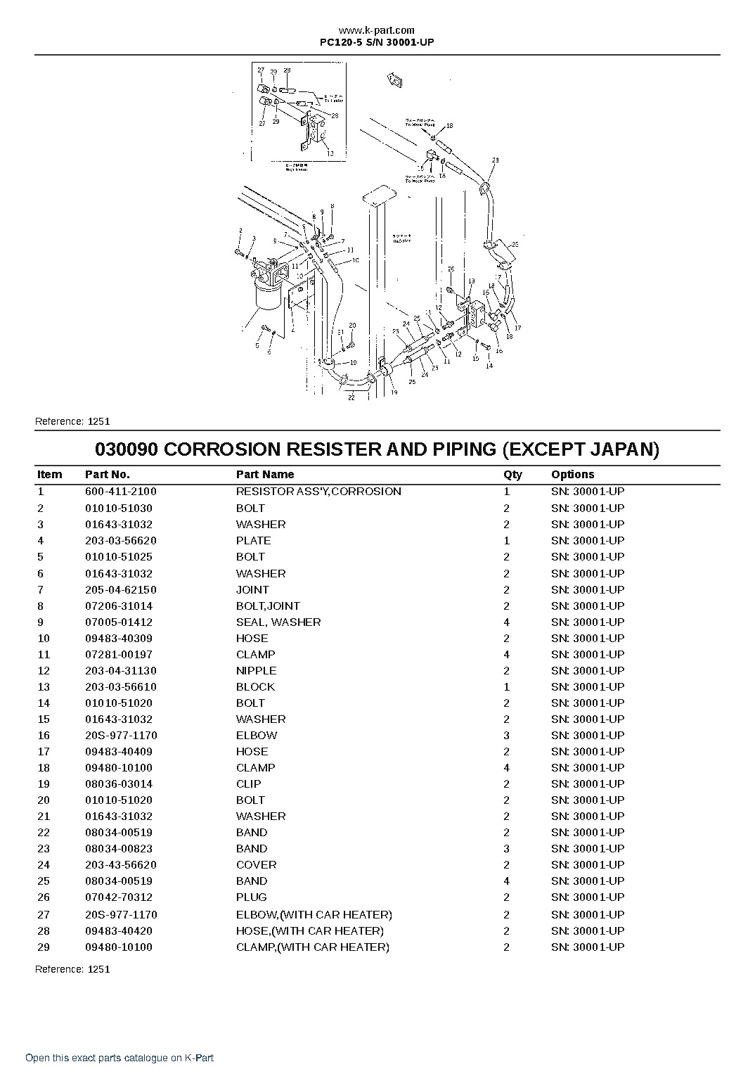 PC120-5 S/N 30001-UP – sample page 10