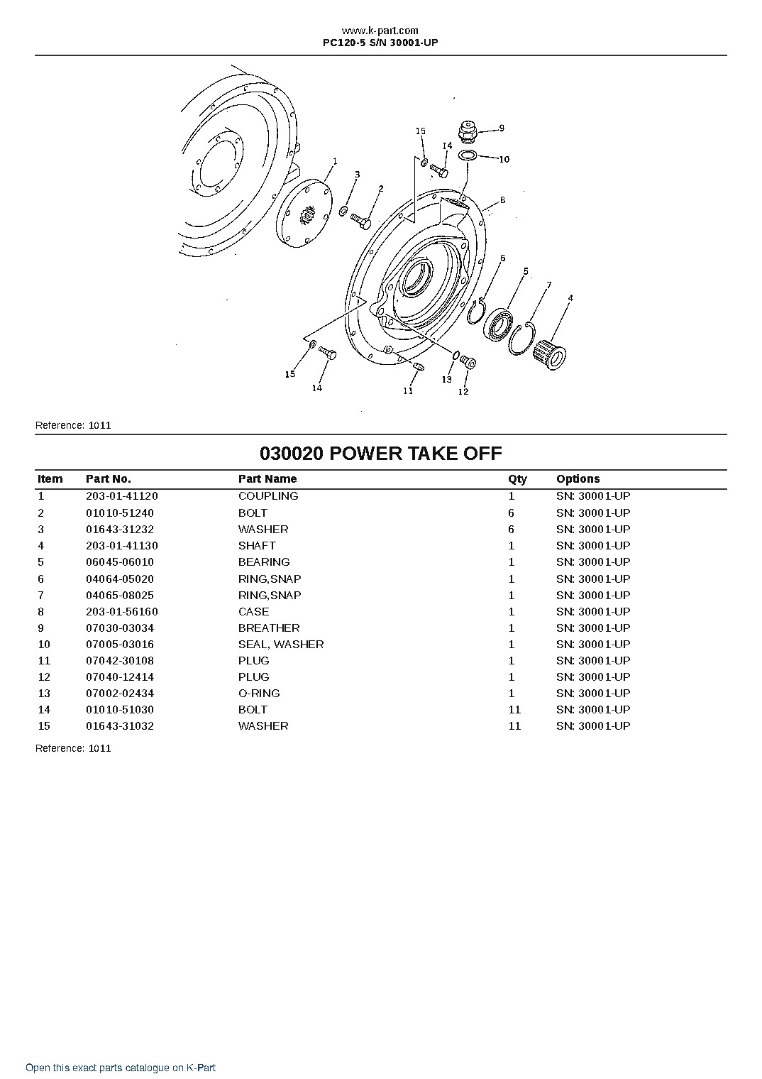 PC120-5 S/N 30001-UP – sample page 2