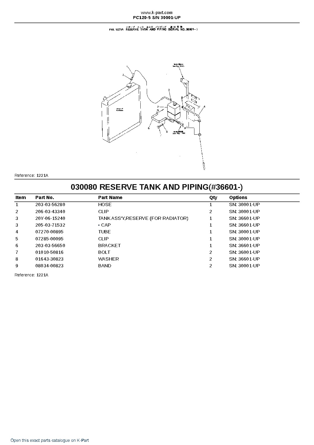 PC120-5 S/N 30001-UP – sample page 9