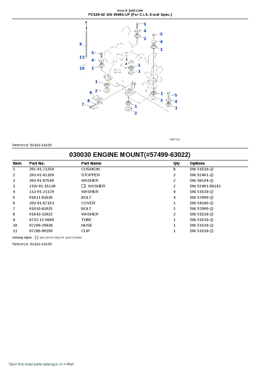 PC120-6Z S/N 45001-UP (For C.I.S. Excel Spec.) – sample page 3 PC120-6Z S/N 45001-UP (For C.I.S. Excel Spec.) – sample page 3