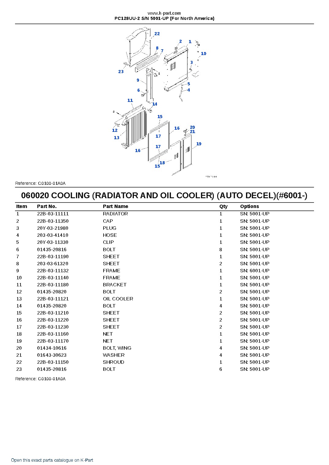 PC128UU-2 S/N 5001-UP (For North America) – sample page 7