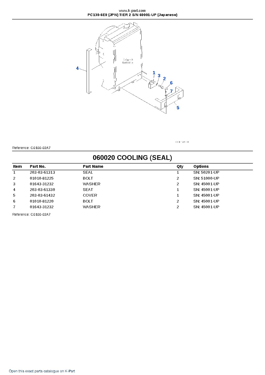 PC130-6E0 (JPN) TIER 2 S/N 60001-UP (Japanese) – sample page 7