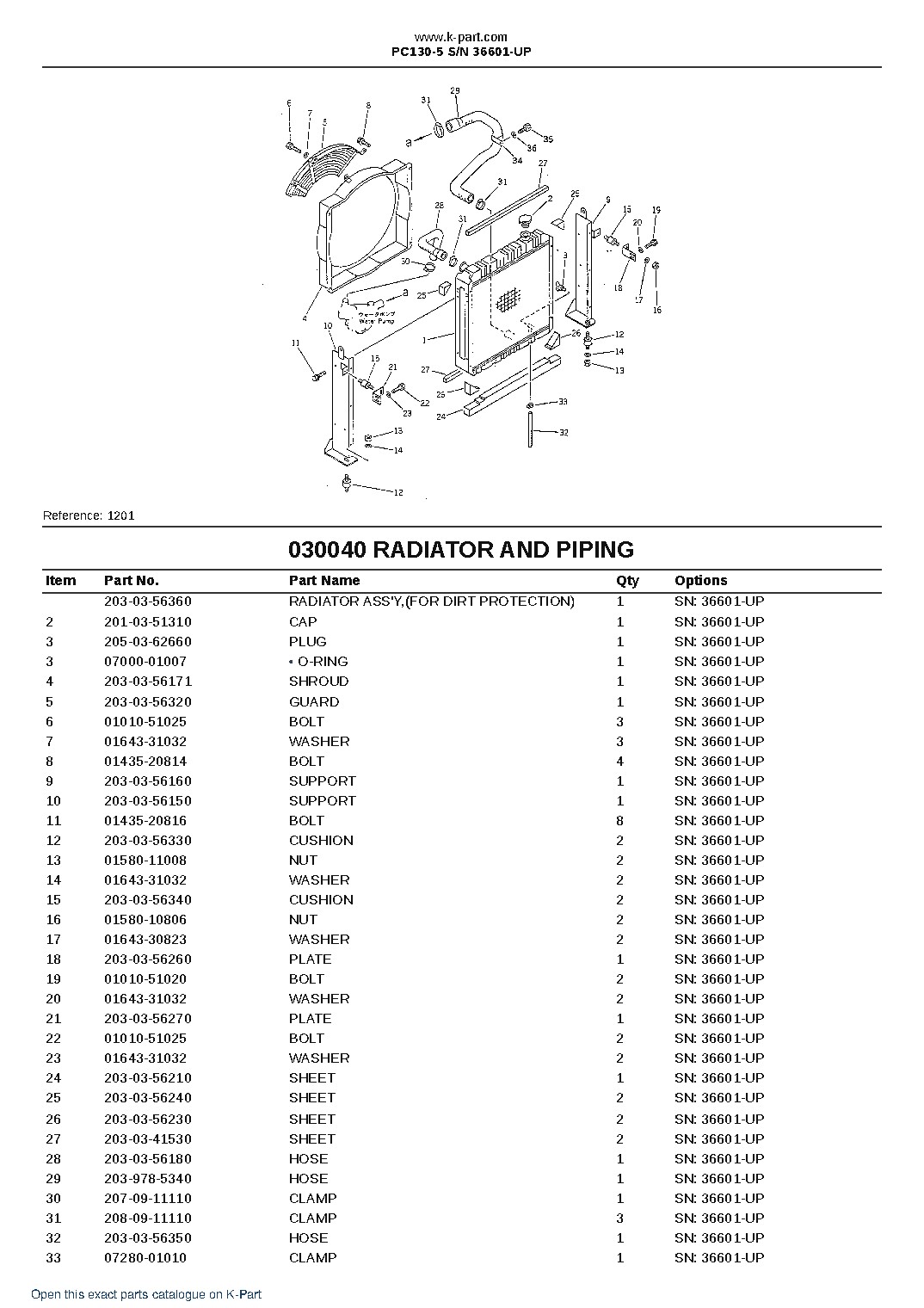 PC130-5 S/N 36601-UP – sample page 4