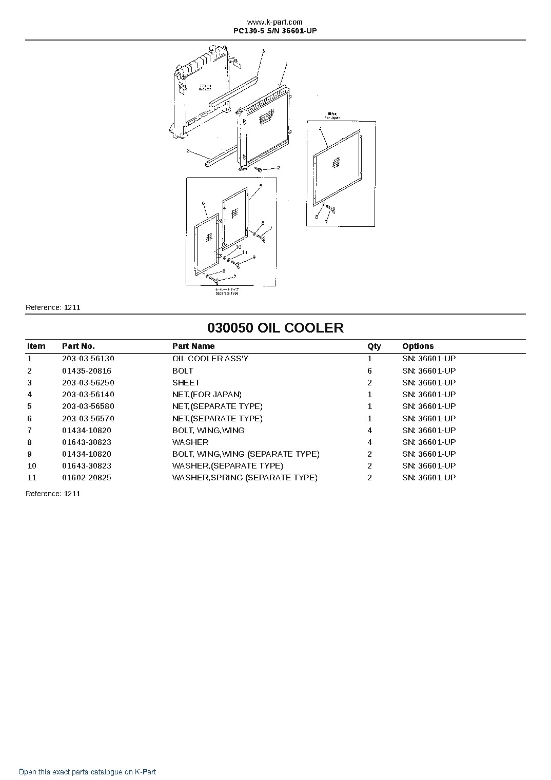 PC130-5 S/N 36601-UP – sample page 6