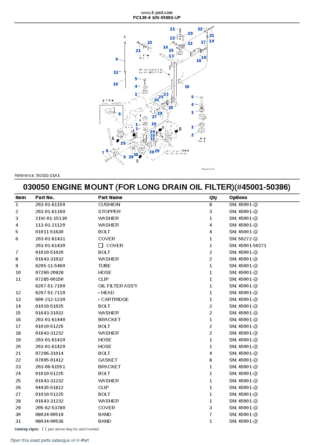 PC130-6 S/N 45001-UP – sample page 5 PC130-6 S/N 45001-UP – sample page 5
