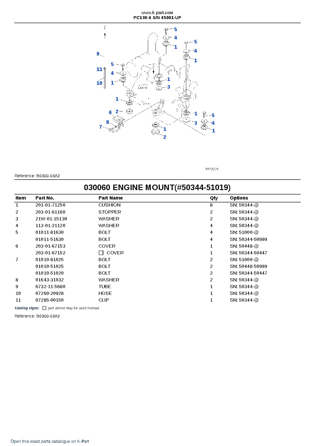 PC130-6 S/N 45001-UP – sample page 7 PC130-6 S/N 45001-UP – sample page 7