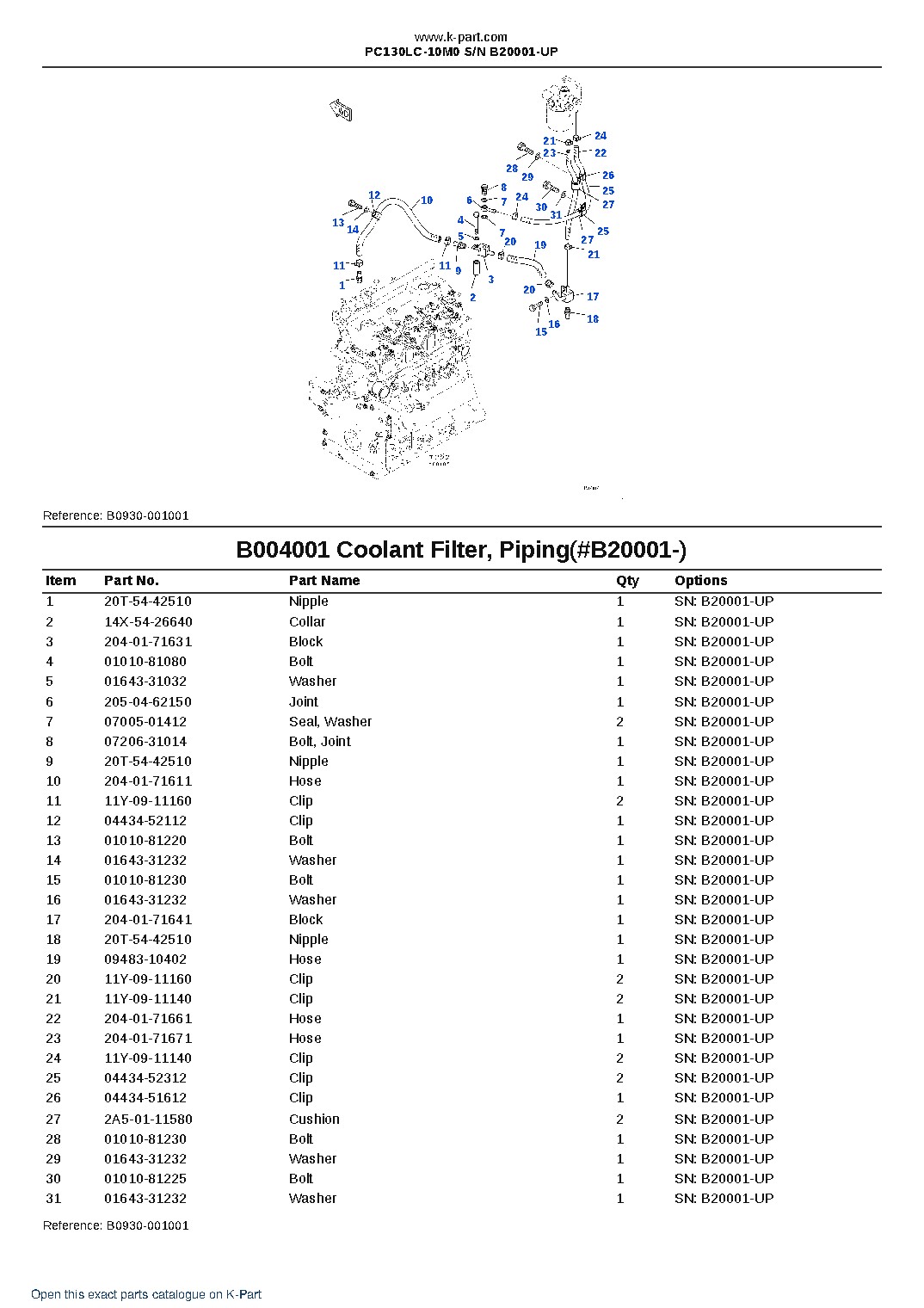 PC130LC-10M0 S/N B20001-UP – sample page 5 PC130LC-10M0 S/N B20001-UP – sample page 5
