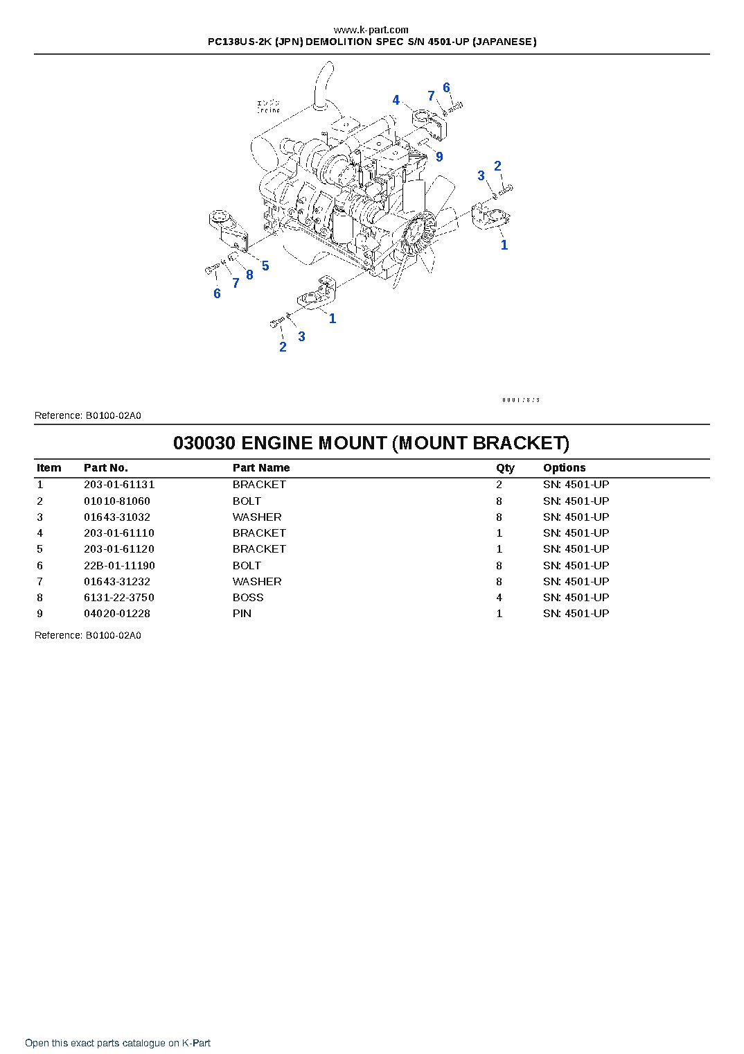 PC138US-2K (JPN) DEMOLITION SPEC S/N 4501-UP (JAPANESE) – sample page 3