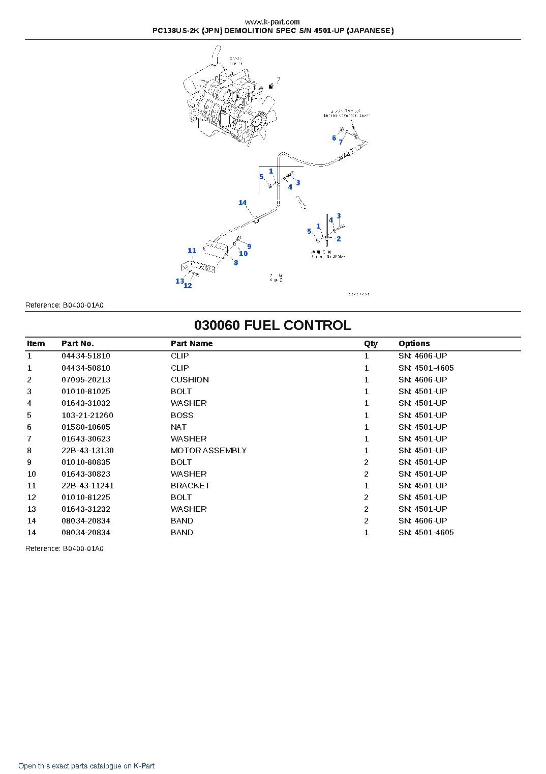 PC138US-2K (JPN) DEMOLITION SPEC S/N 4501-UP (JAPANESE) – sample page 6
