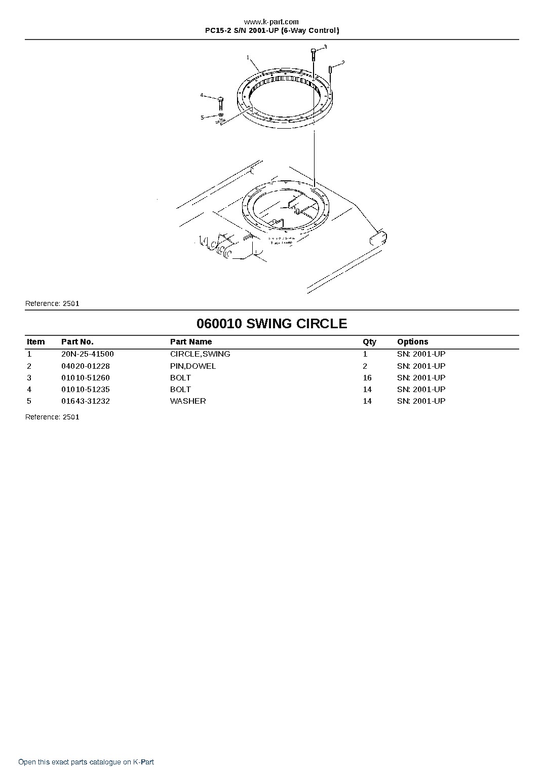 PC15-2 S/N 2001-UP (6-Way Control) – sample page 9 PC15-2 S/N 2001-UP (6-Way Control) – sample page 9