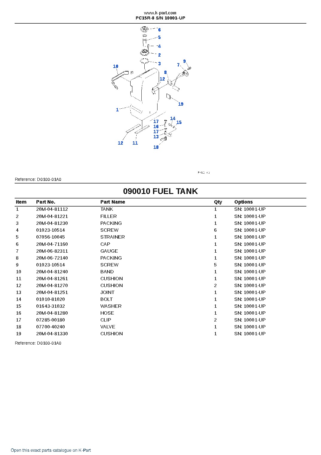 PC15R-8 S/N 10001-UP – sample page 9