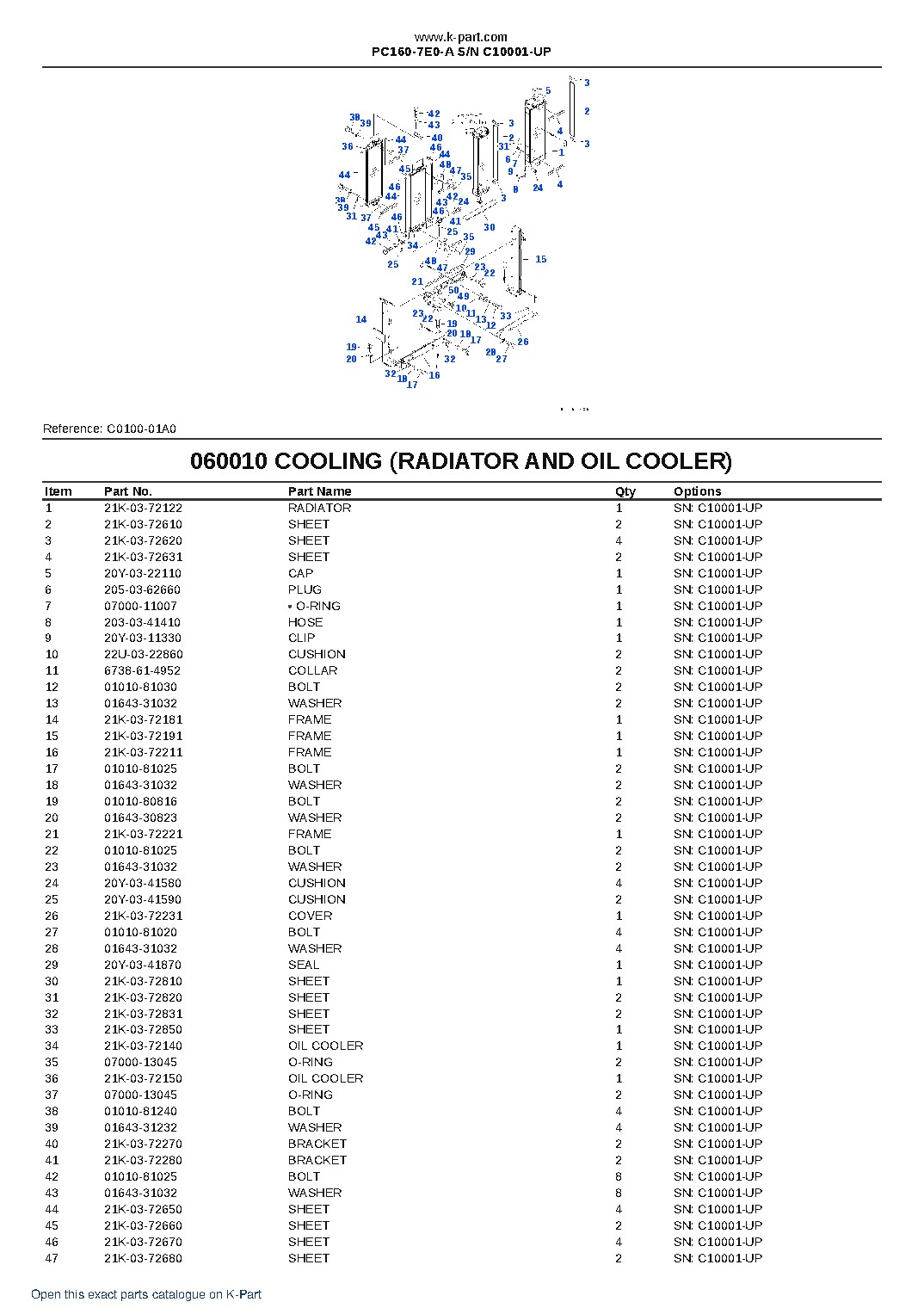 PC160-7E0-A S/N C10001-UP – sample page 4