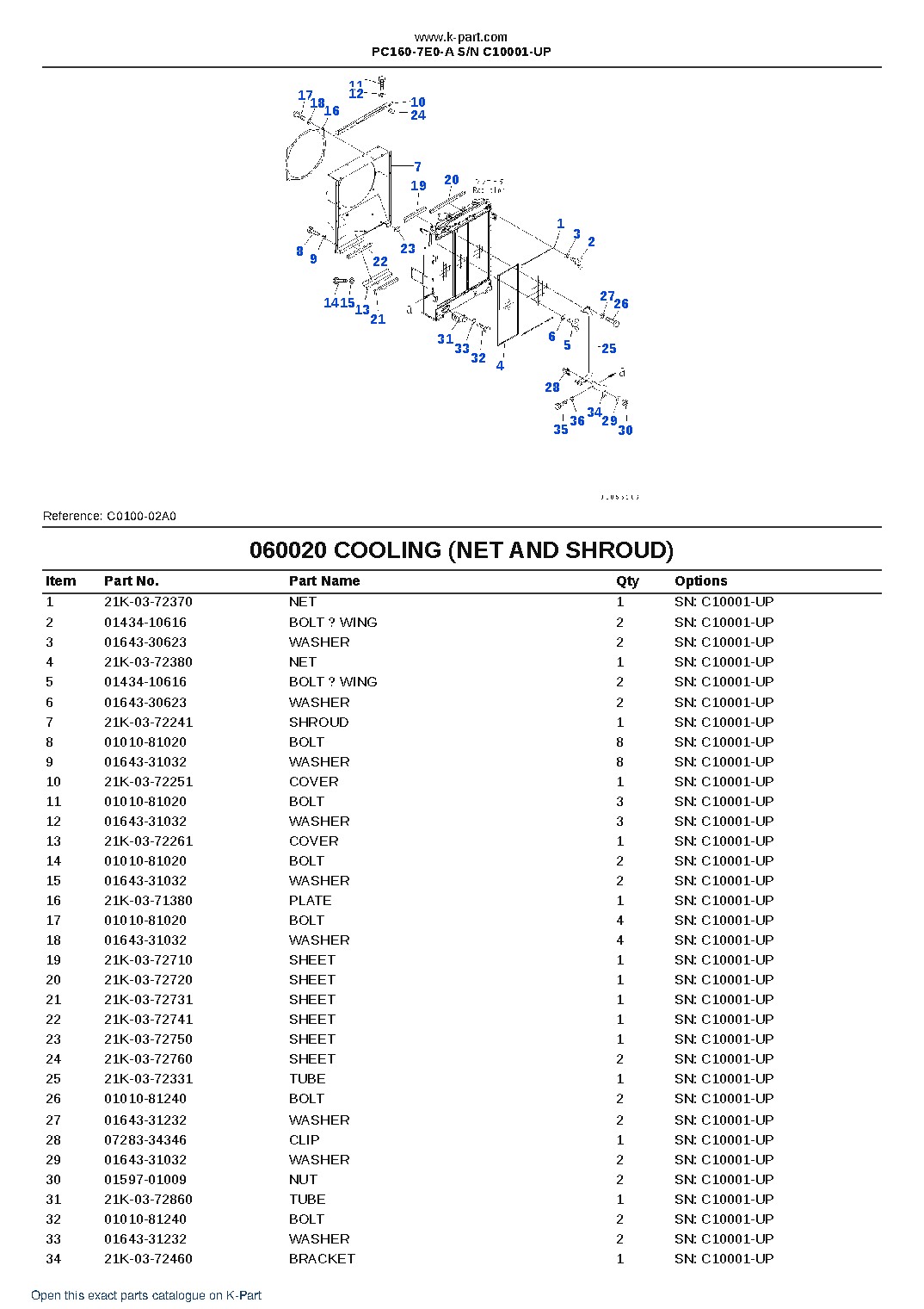 PC160-7E0-A S/N C10001-UP – sample page 6