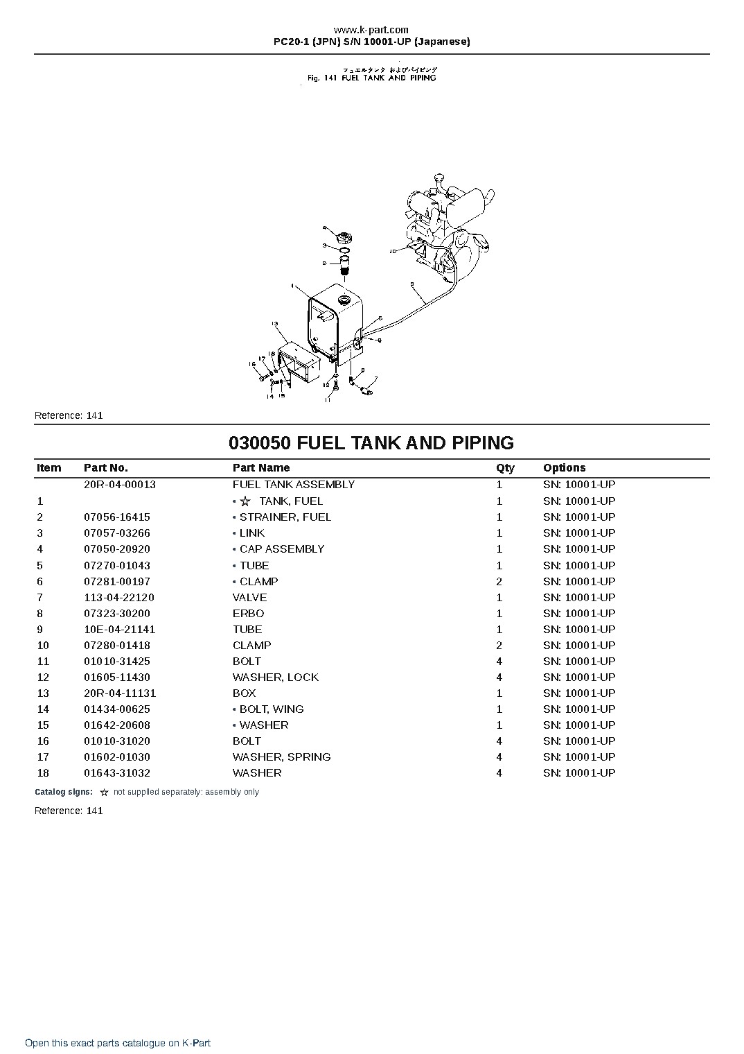 PC20-1 (JPN)  S/N 10001-UP (Japanese) – sample page 5