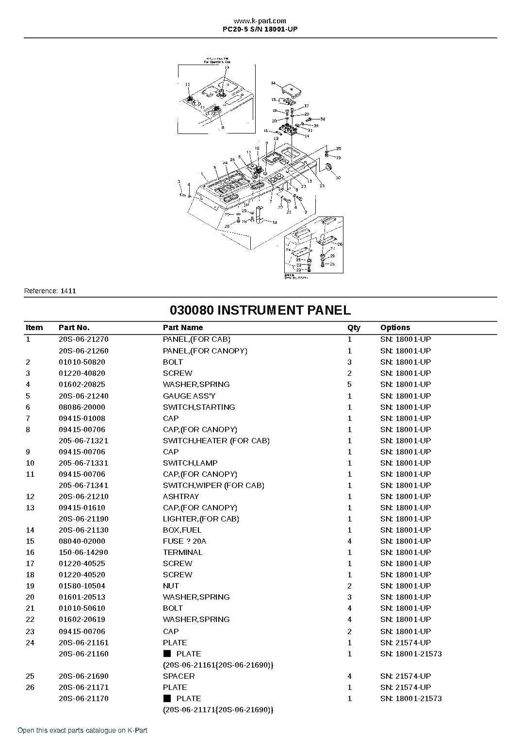 PC20-5 S/N 18001-UP – sample page 9
