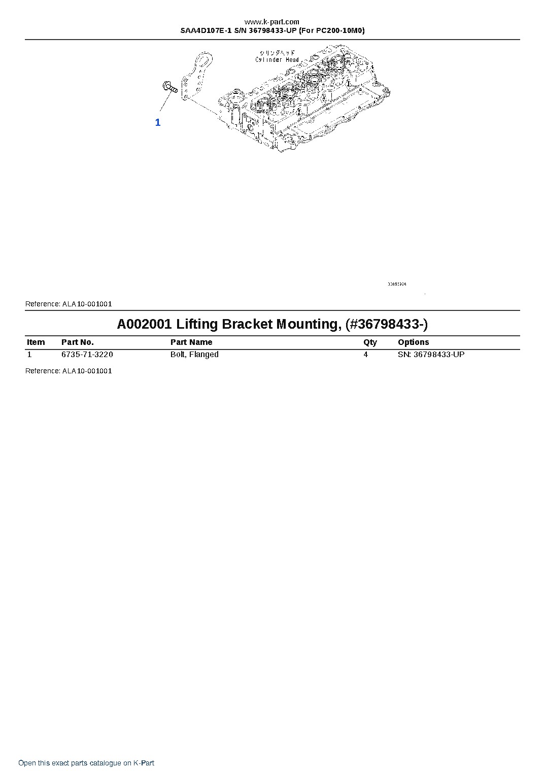 SAA4D107E-1 S/N 36798433-UP (For PC200-10M0) – sample page 2 SAA4D107E-1 S/N 36798433-UP (For PC200-10M0) – sample page 2