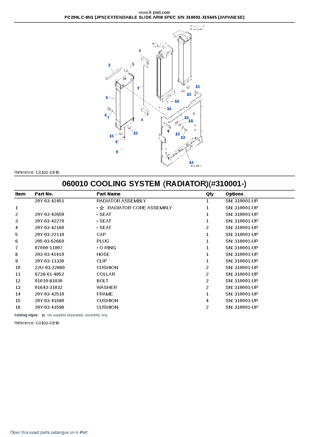 PC200LC-8N1 (JPN) EXTENDABLE SLIDE ARM SPEC S/N 310001-315645 (JAPANESE) – sample page 5