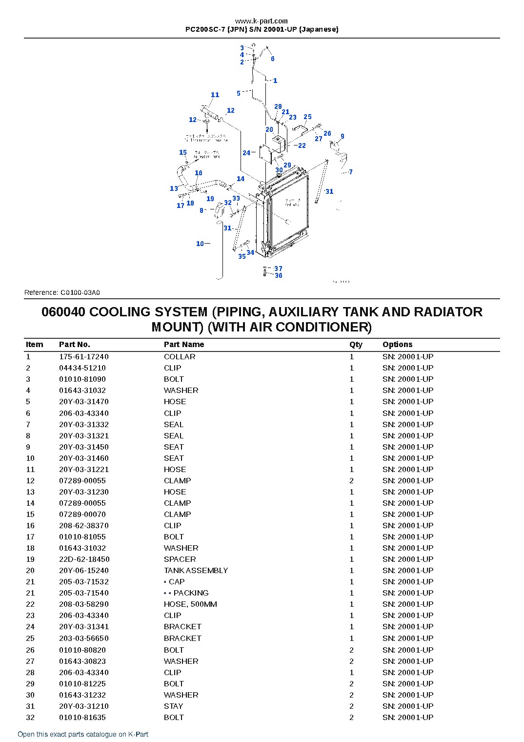 PC200SC-7 (JPN)  S/N 20001-UP (Japanese) – sample page 10