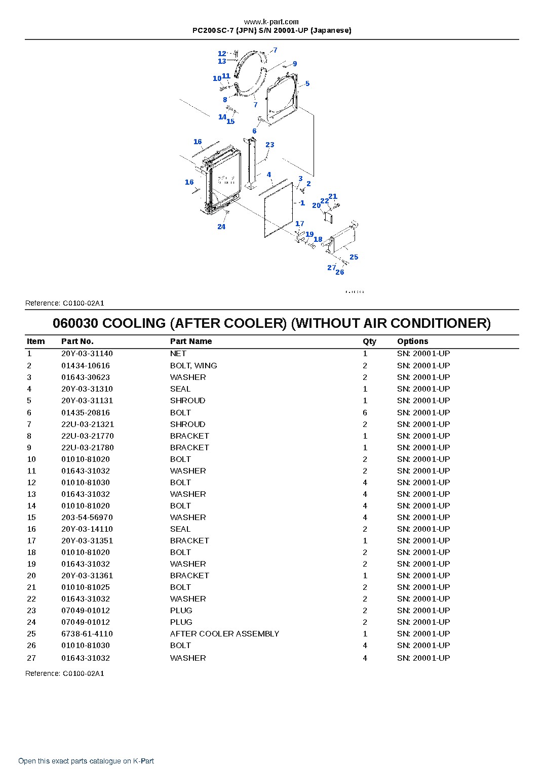 PC200SC-7 (JPN)  S/N 20001-UP (Japanese) – sample page 9