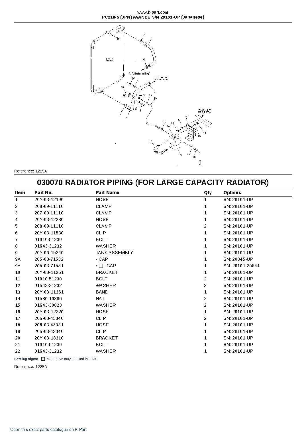 PC210-5 (JPN) AVANCE S/N 20101-UP (Japanese) – sample page 7