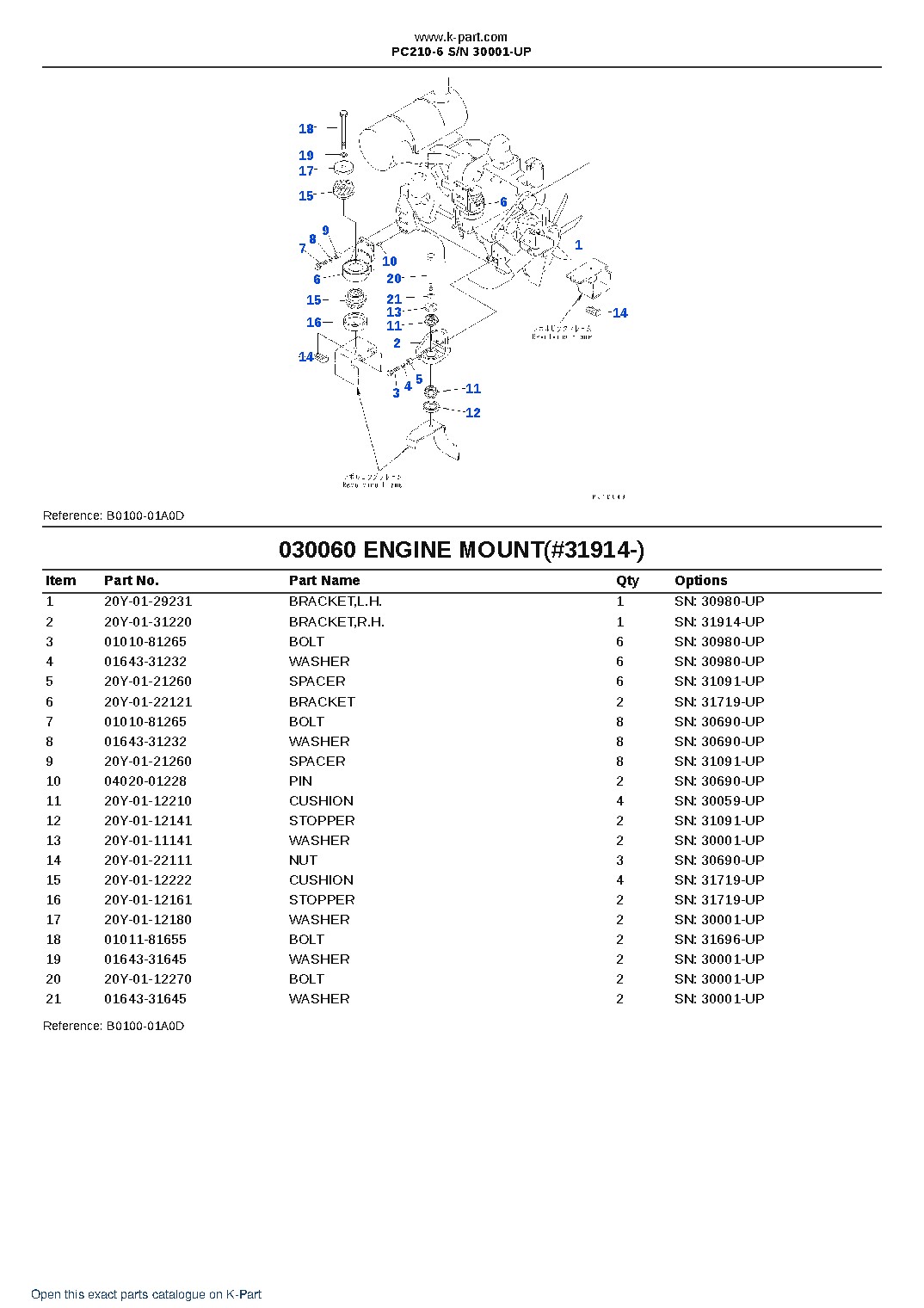PC210-6 S/N 30001-UP – sample page 6