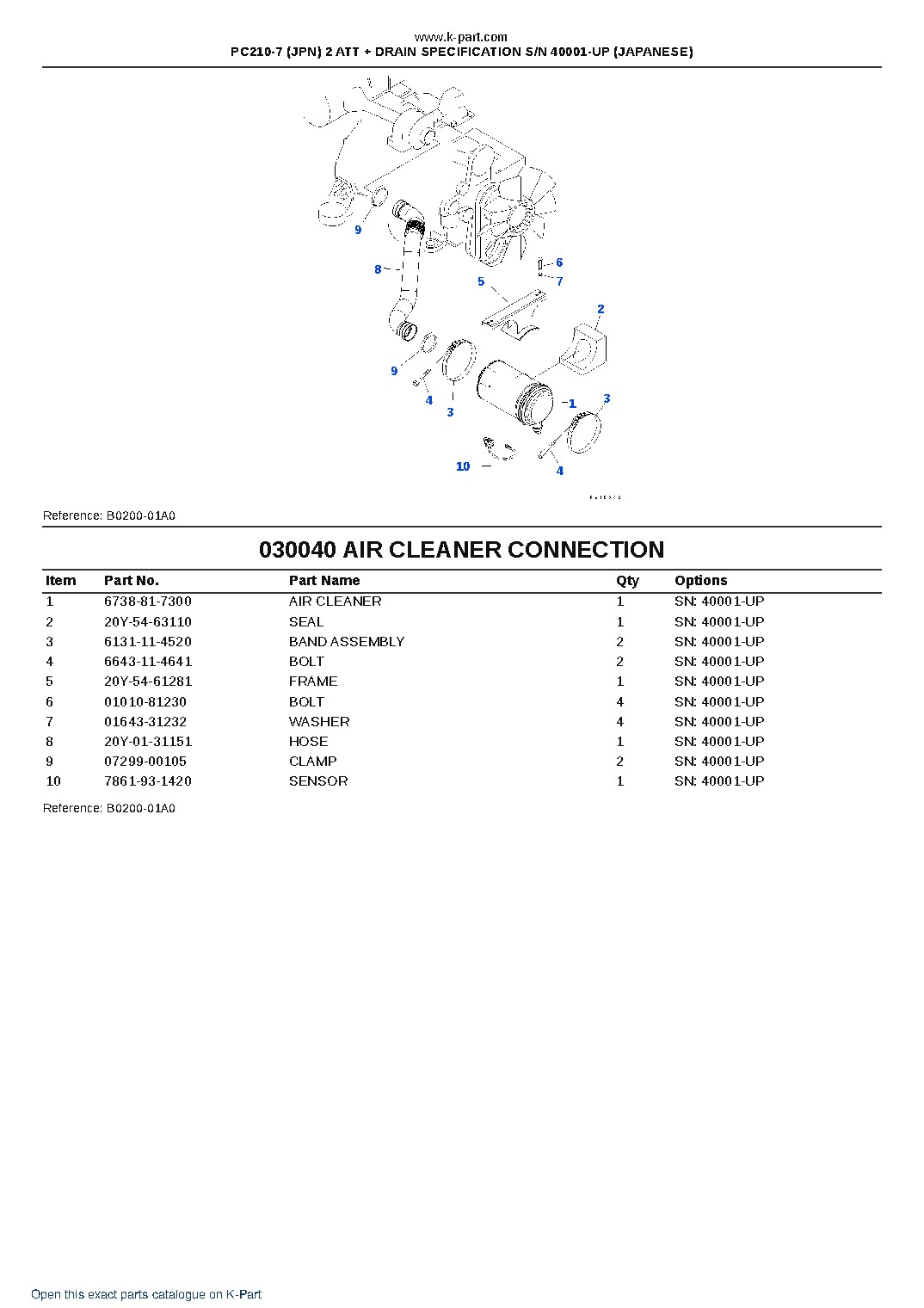 PC210-7 (JPN) 2 ATT + DRAIN SPECIFICATION S/N 40001-UP (JAPANESE) – sample page 4 PC210-7 (JPN) 2 ATT + DRAIN SPECIFICATION S/N 40001-UP (JAPANESE) – sample page 4