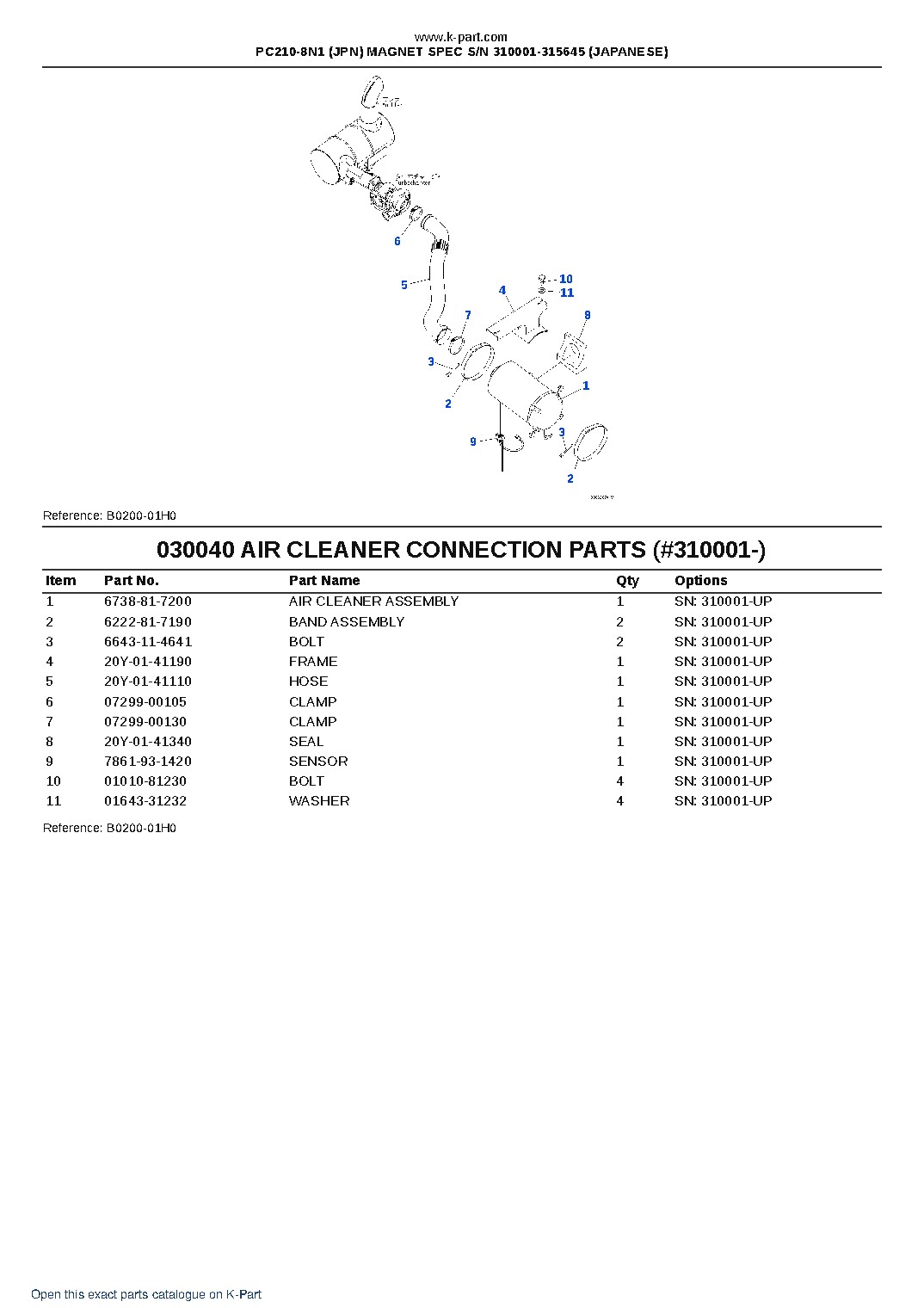 PC210-8N1 (JPN) MAGNET SPEC S/N 310001-315645 (JAPANESE) – sample page 4