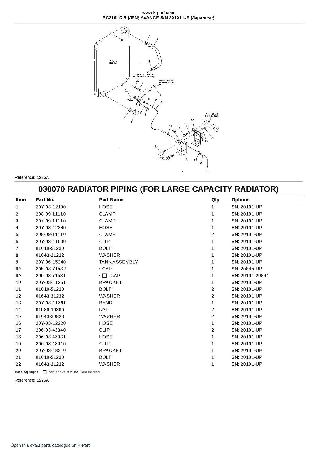 PC210LC-5 (JPN) AVANCE S/N 20101-UP (Japanese) – sample page 7
