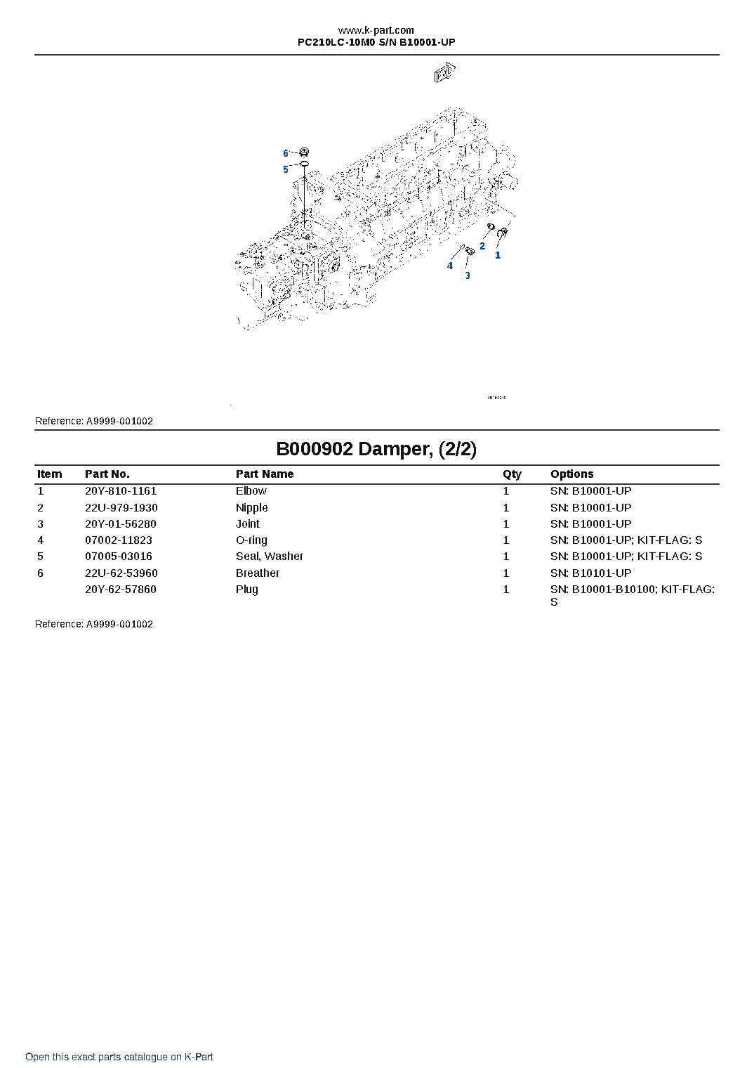 PC210LC-10M0 S/N B10001-UP – sample page 10 PC210LC-10M0 S/N B10001-UP – sample page 10
