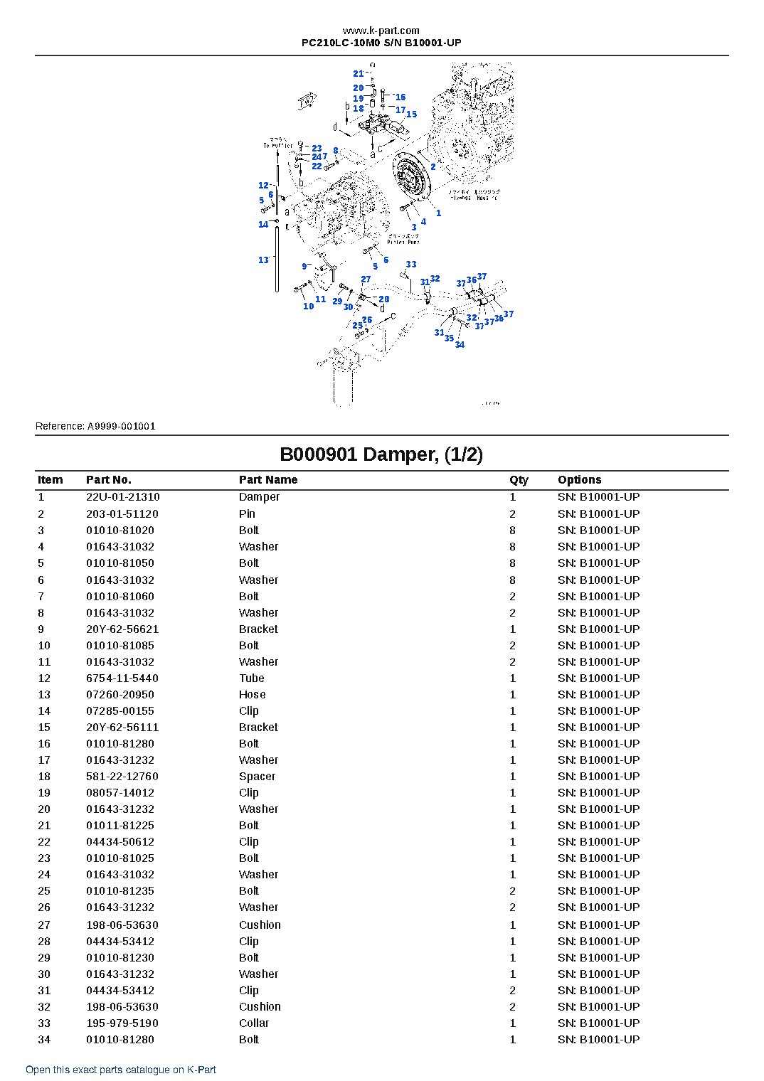 PC210LC-10M0 S/N B10001-UP – sample page 8 PC210LC-10M0 S/N B10001-UP – sample page 8