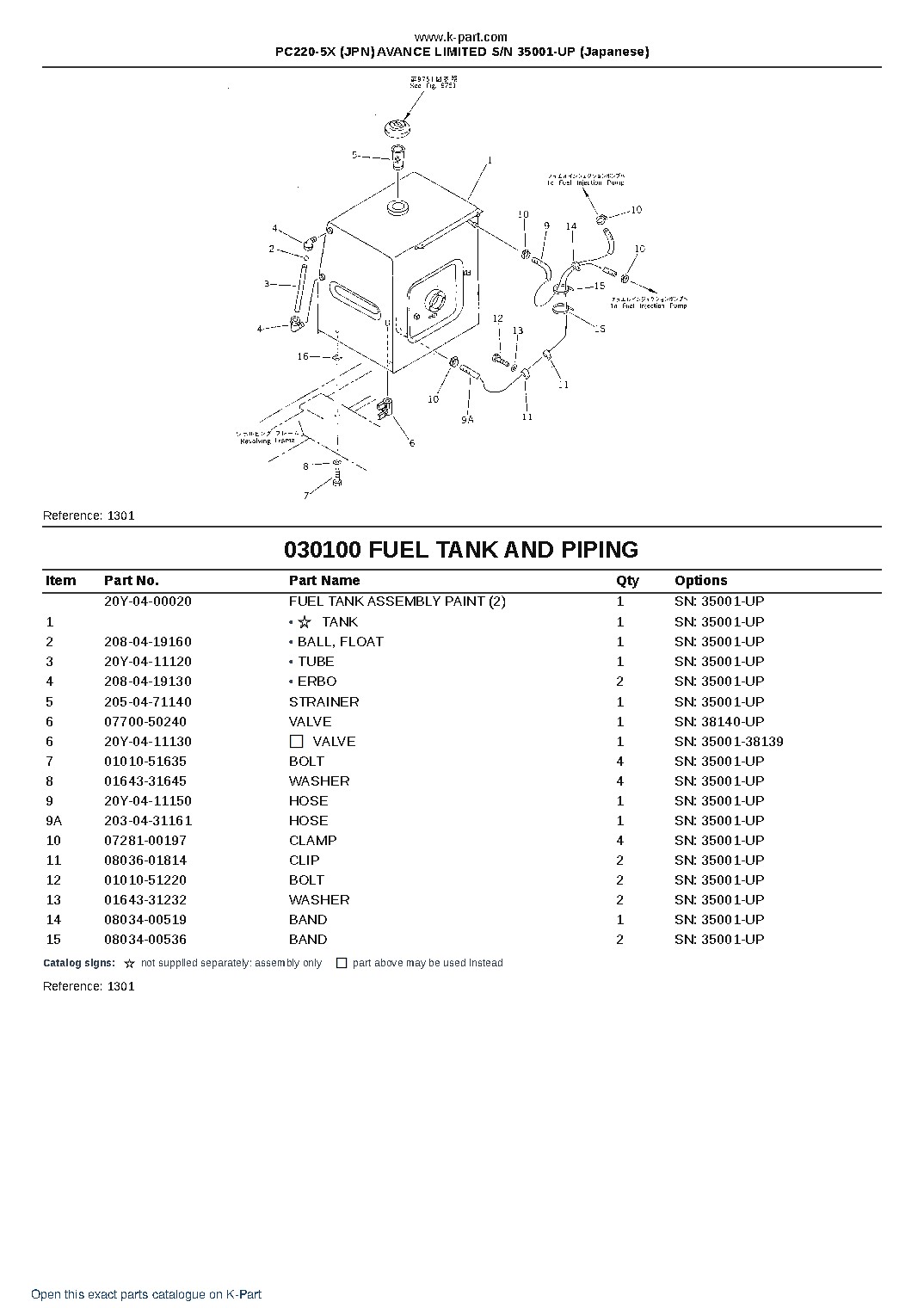 PC220-5X (JPN) AVANCE LIMITED S/N 35001-UP (Japanese) – sample page 10