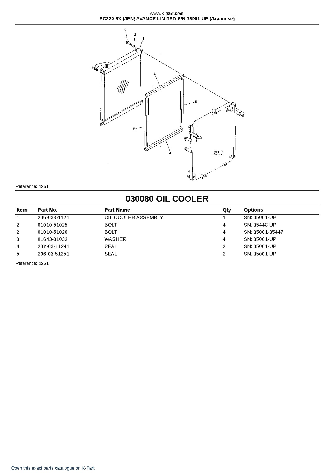 PC220-5X (JPN) AVANCE LIMITED S/N 35001-UP (Japanese) – sample page 8