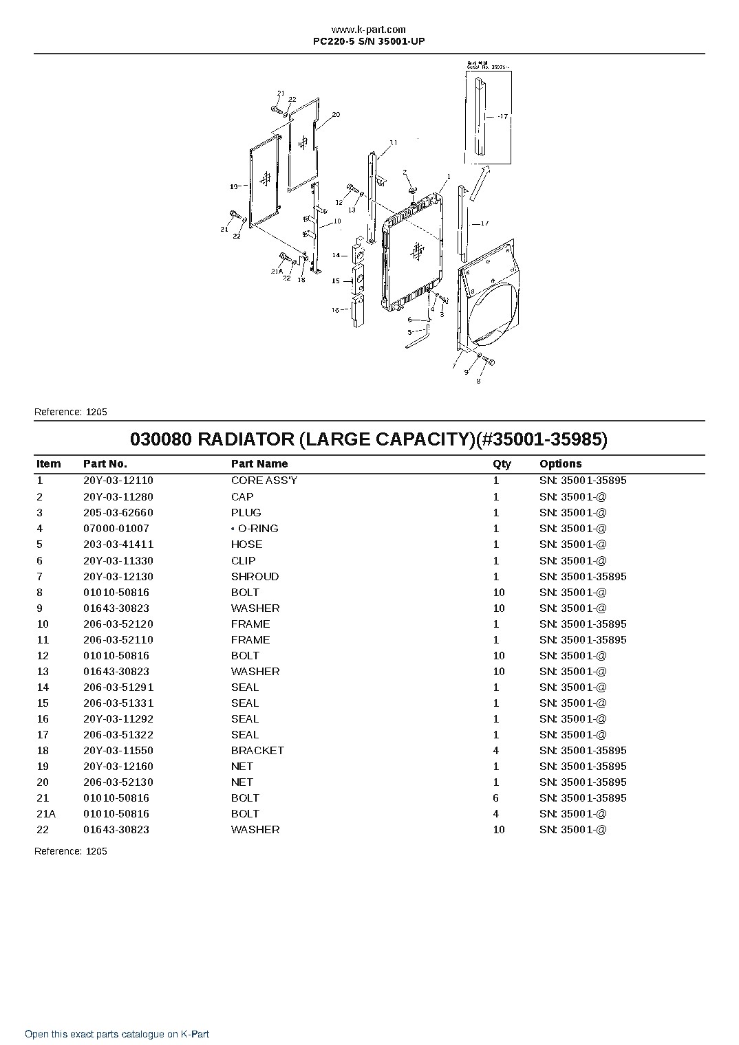 PC220-5 S/N 35001-UP – sample page 8 PC220-5 S/N 35001-UP – sample page 8