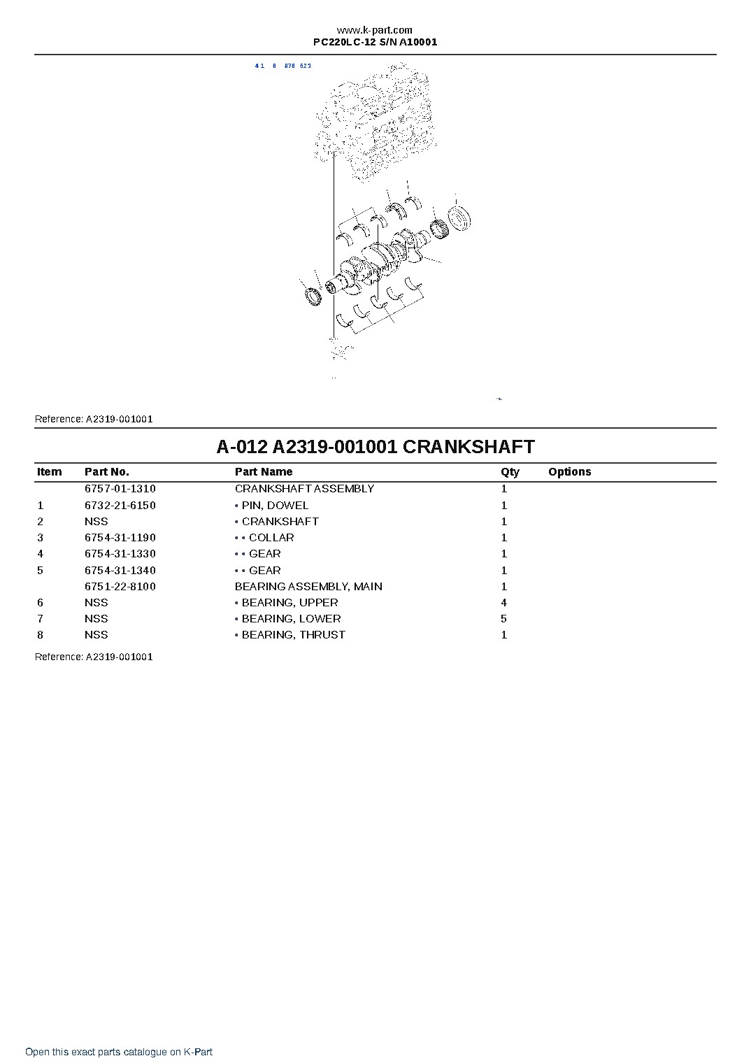 PC220LC-12 S/N A10001 – sample page 6 PC220LC-12 S/N A10001 – sample page 6