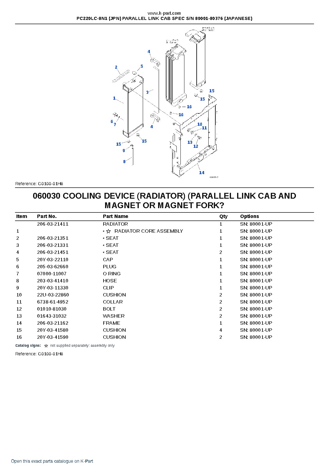 PC220LC-8N1 (JPN) PARALLEL LINK CAB SPEC S/N 80001-80376 (JAPANESE) – sample page 7