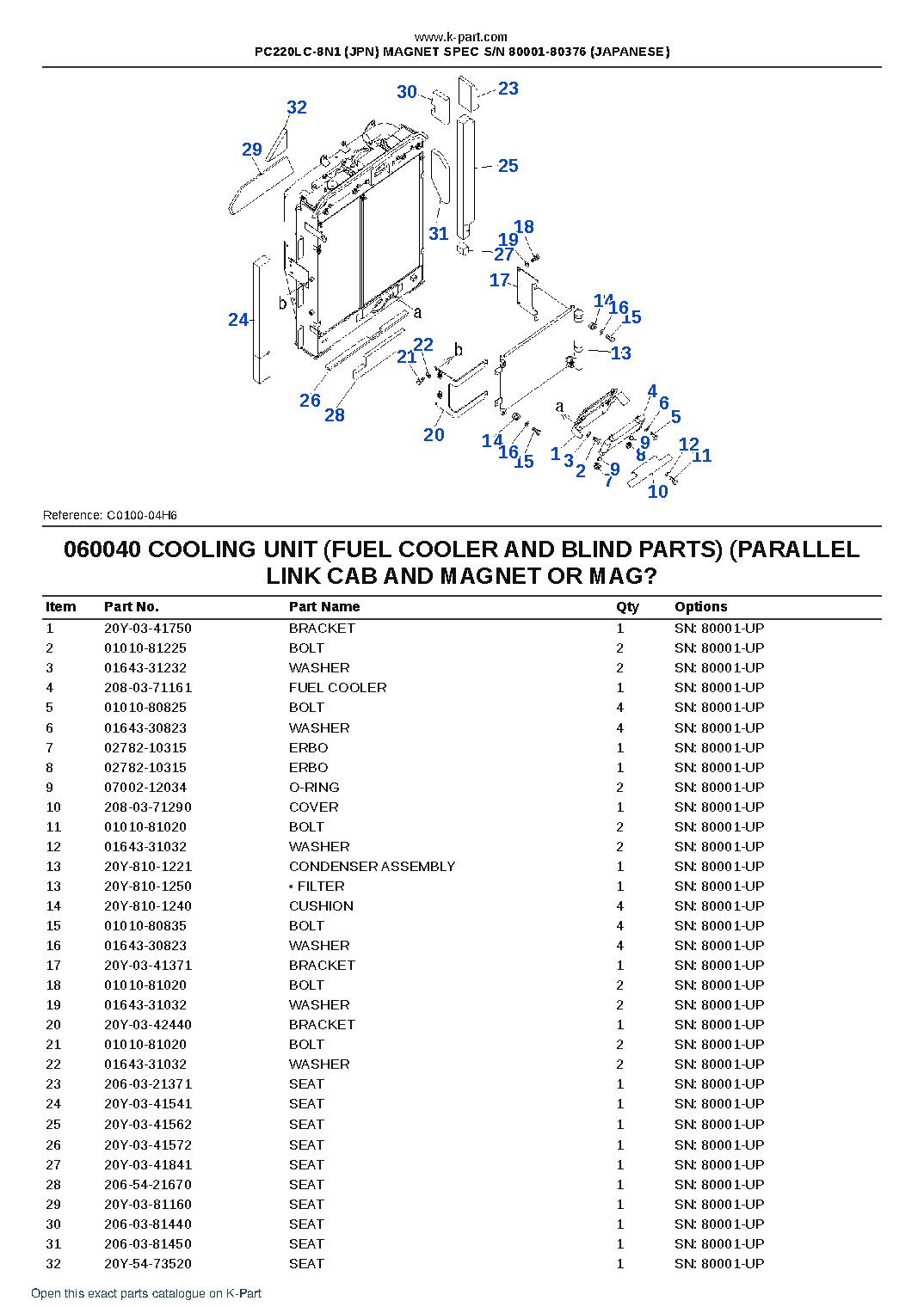 PC220LC-8N1 (JPN) MAGNET SPEC S/N 80001-80376 (JAPANESE) – sample page 9