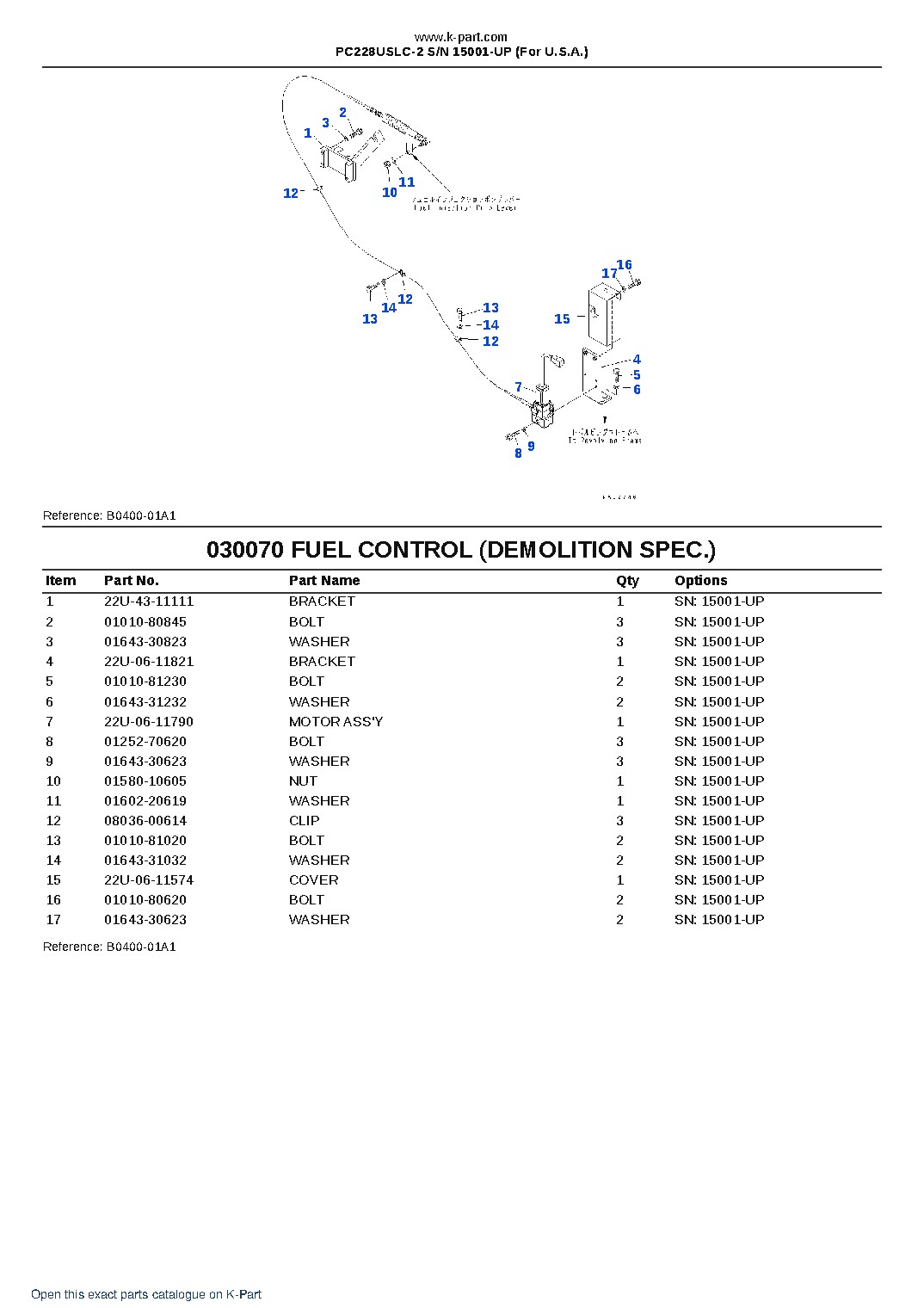 PC228USLC-2 S/N 15001-UP (For U.S.A.) – sample page 7