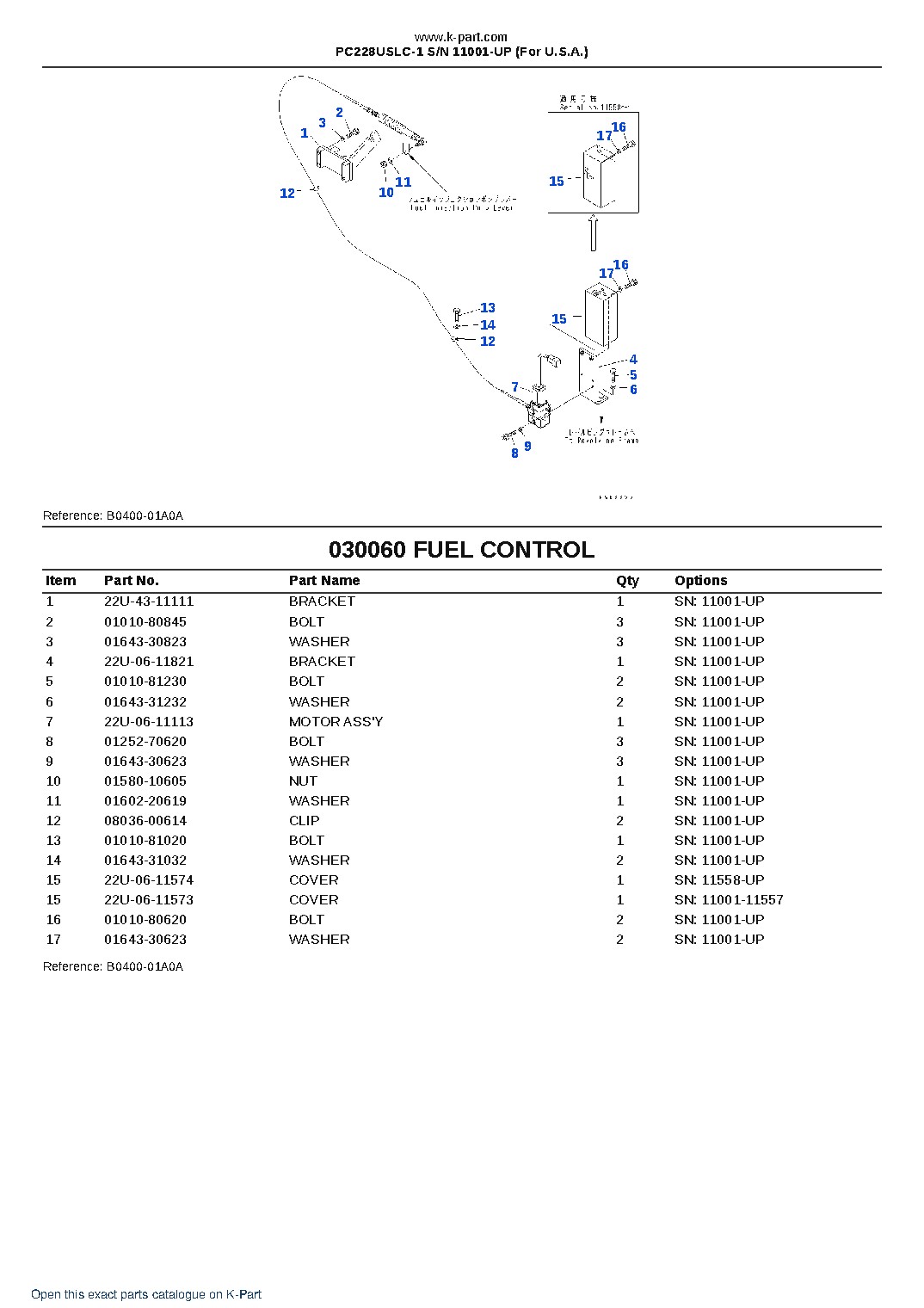PC228USLC-1 S/N 11001-UP (For U.S.A.) – sample page 6