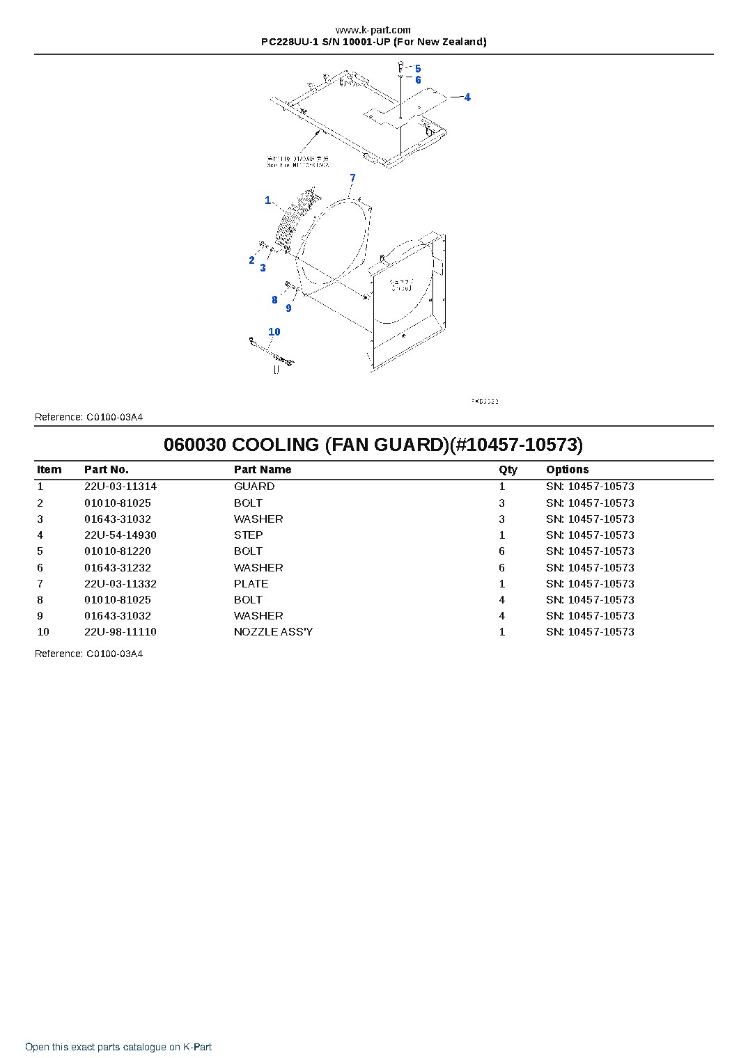 PC228UU-1 S/N 10001-UP (For New Zealand) – sample page 10