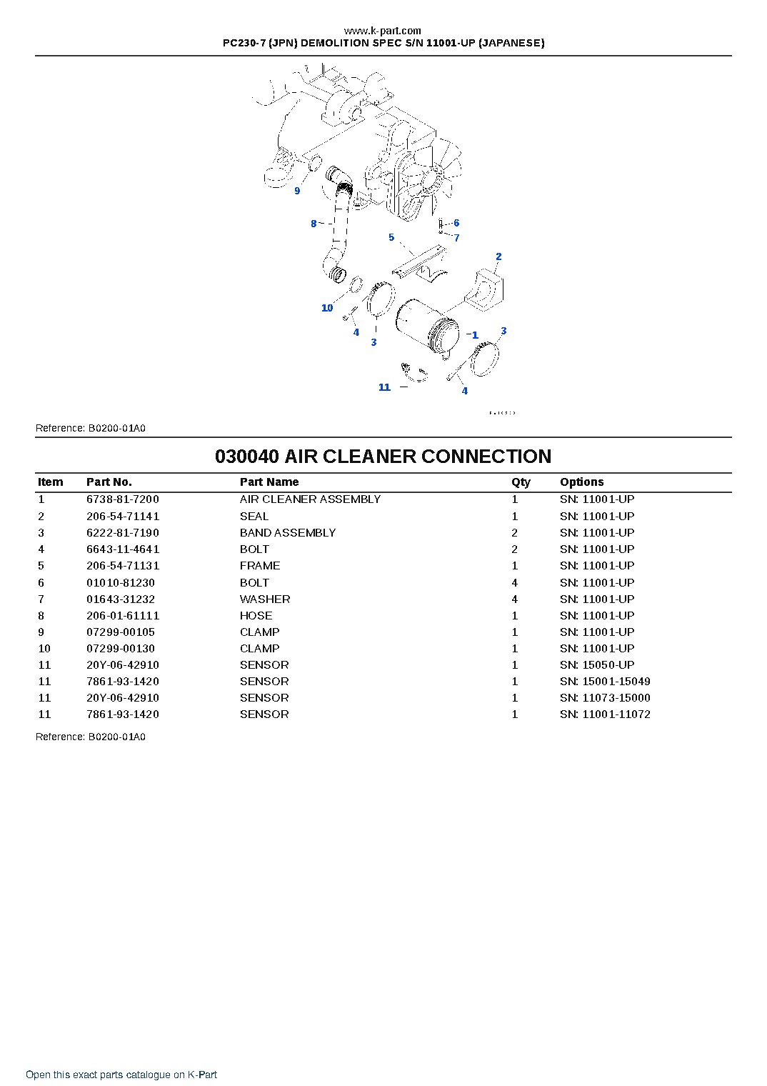 PC230-7 (JPN) DEMOLITION SPEC S/N 11001-UP (JAPANESE) – sample page 4