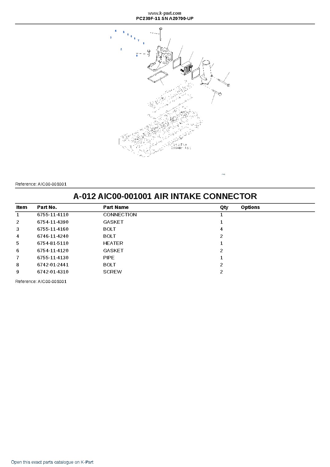PC230F-11 SN A20700-UP – sample page 6 PC230F-11 SN A20700-UP – sample page 6