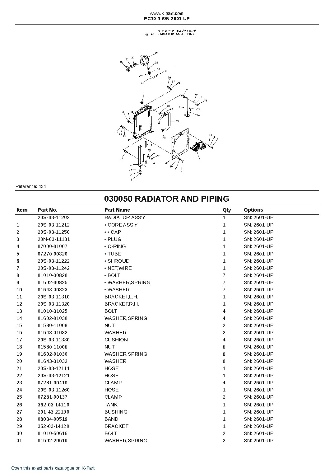 PC30-3 S/N 2601-UP – sample page 6 PC30-3 S/N 2601-UP – sample page 6