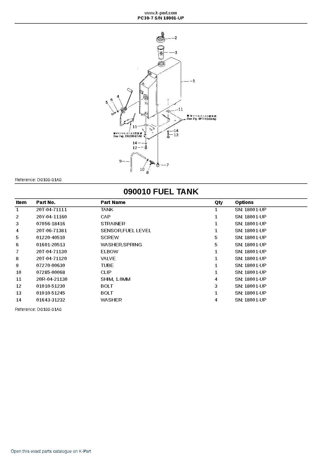 PC30-7 S/N 18001-UP – sample page 8 PC30-7 S/N 18001-UP – sample page 8