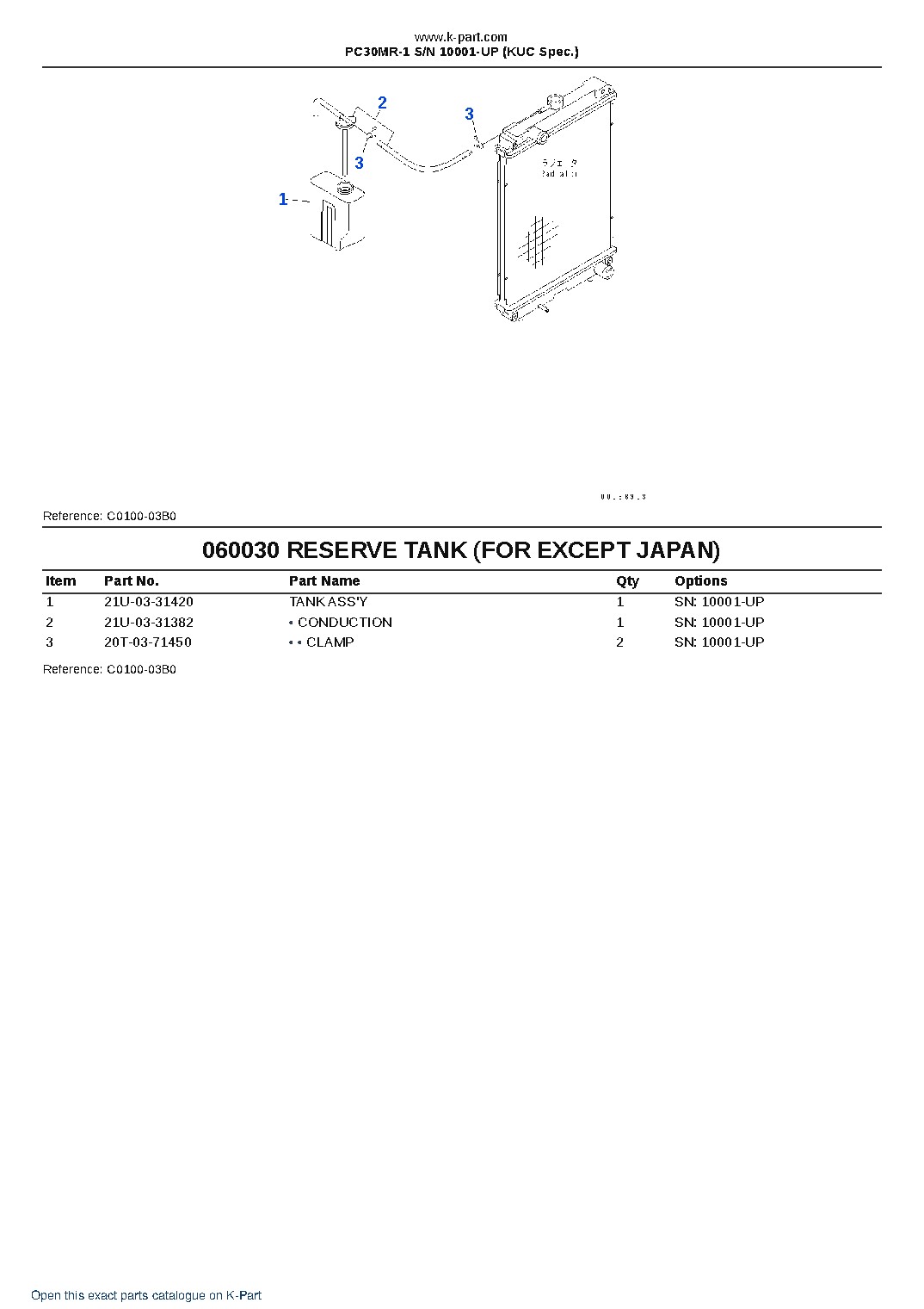 PC30MR-1 S/N 10001-UP (KUC Spec.) – sample page 7 PC30MR-1 S/N 10001-UP (KUC Spec.) – sample page 7