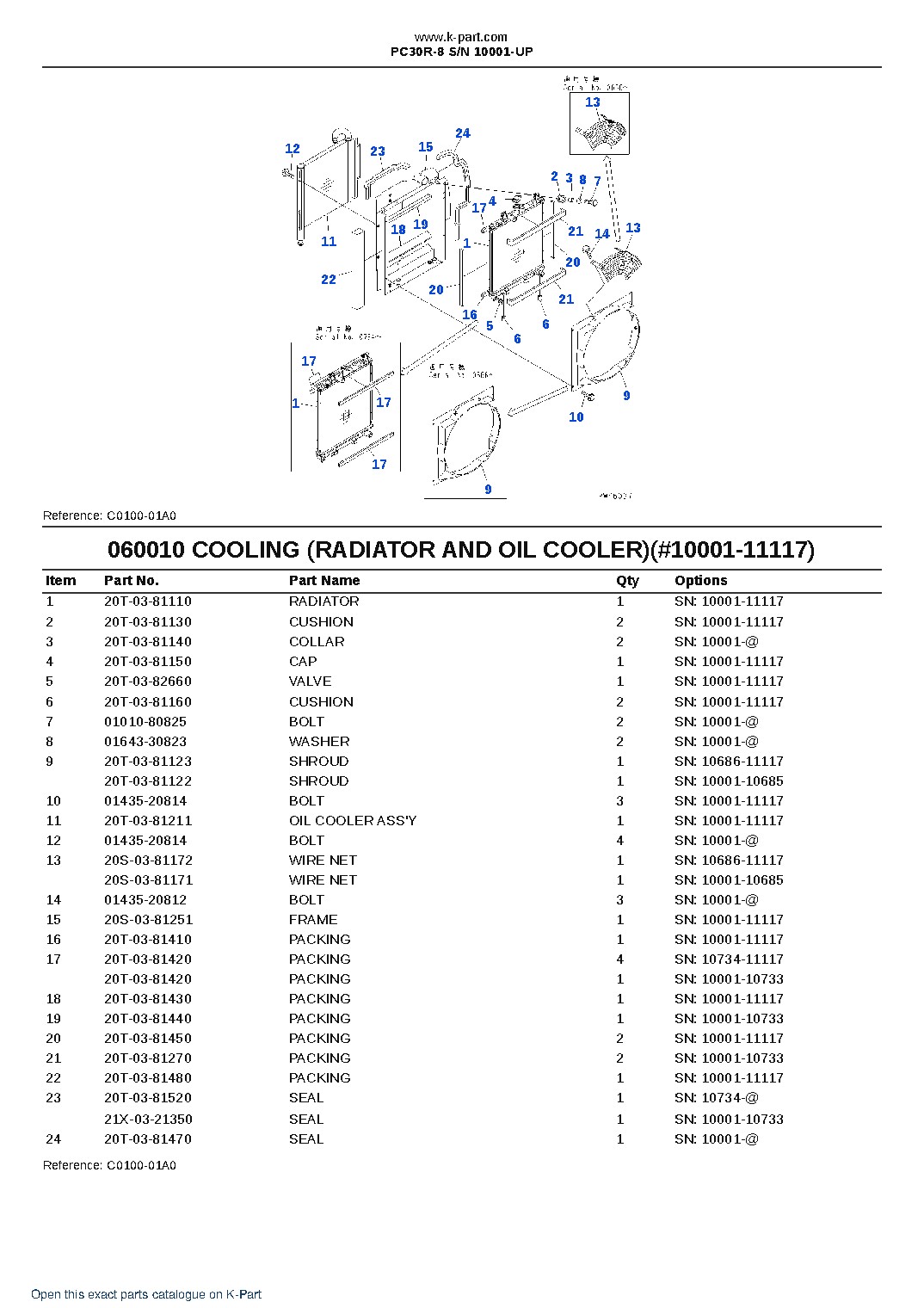 PC30R-8 S/N 10001-UP – sample page 8 PC30R-8 S/N 10001-UP – sample page 8