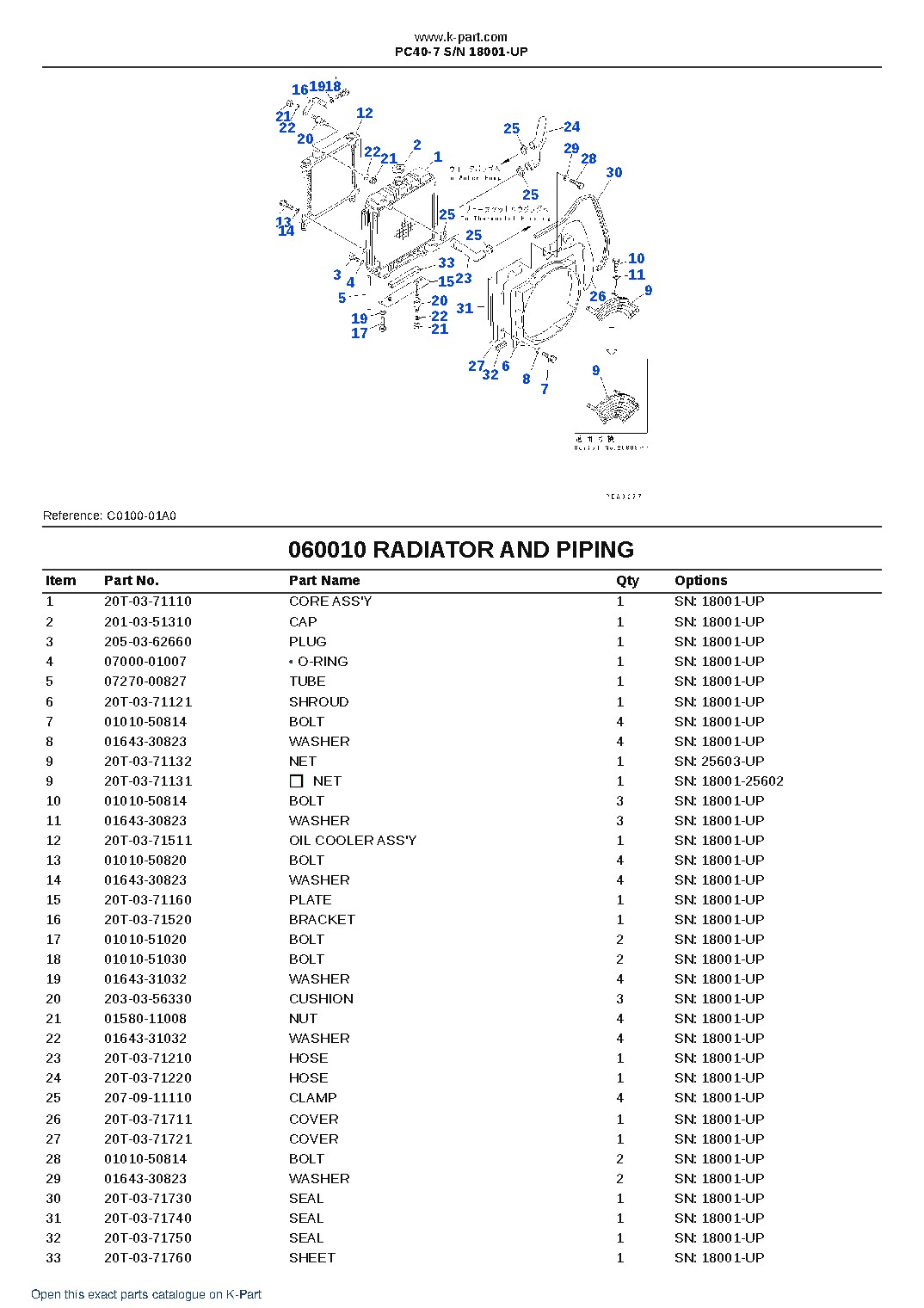 PC40-7 S/N 18001-UP – sample page 6 PC40-7 S/N 18001-UP – sample page 6