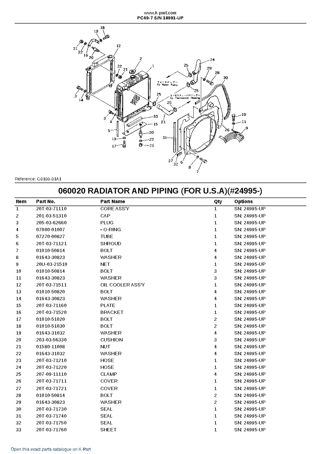 PC40-7 S/N 18001-UP – sample page 8 PC40-7 S/N 18001-UP – sample page 8