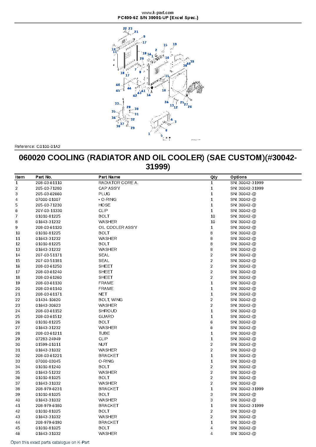 PC400-6Z S/N 30001-UP (Excel Spec.) – sample page 9