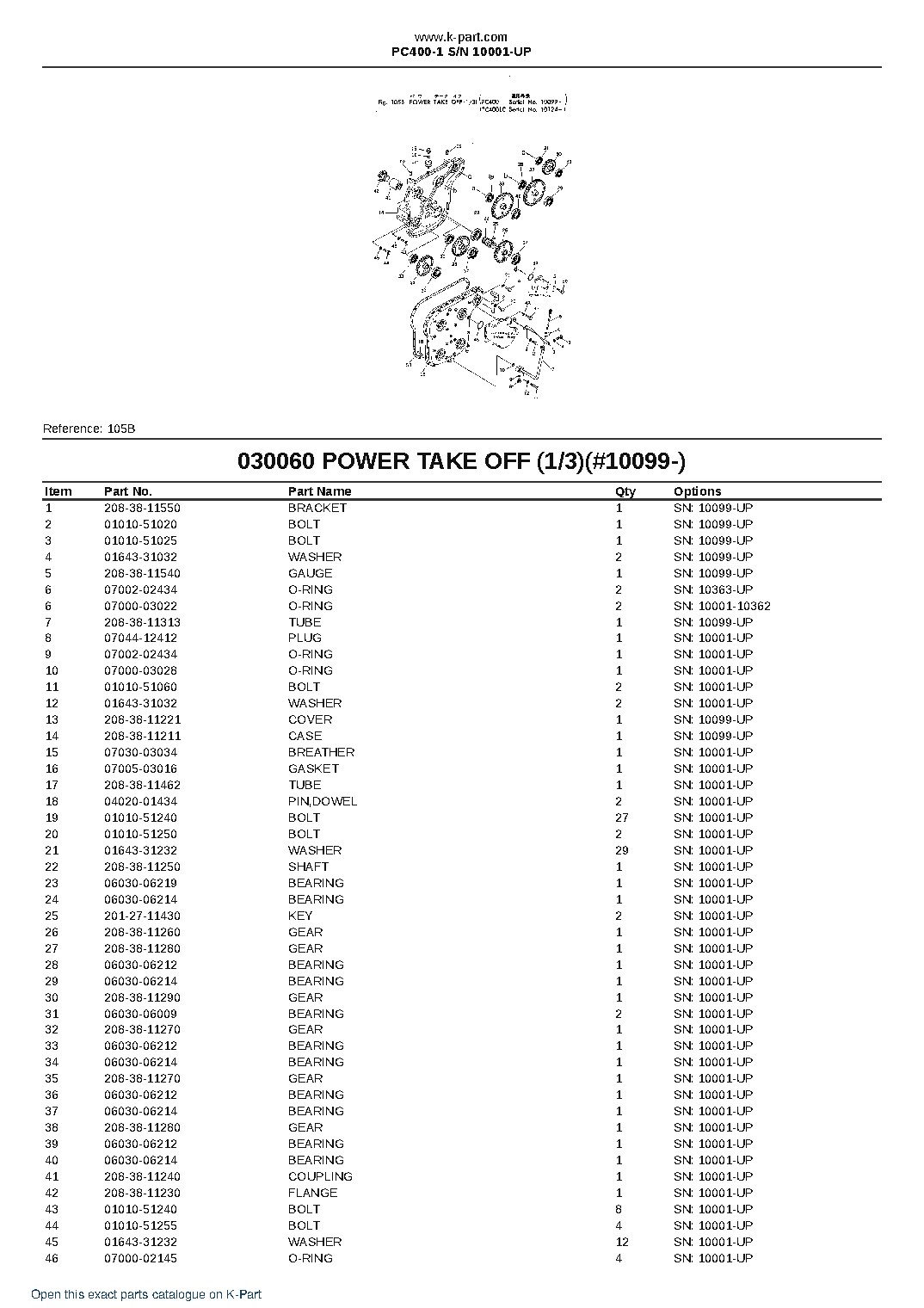 PC400-1 S/N 10001-UP – sample page 8